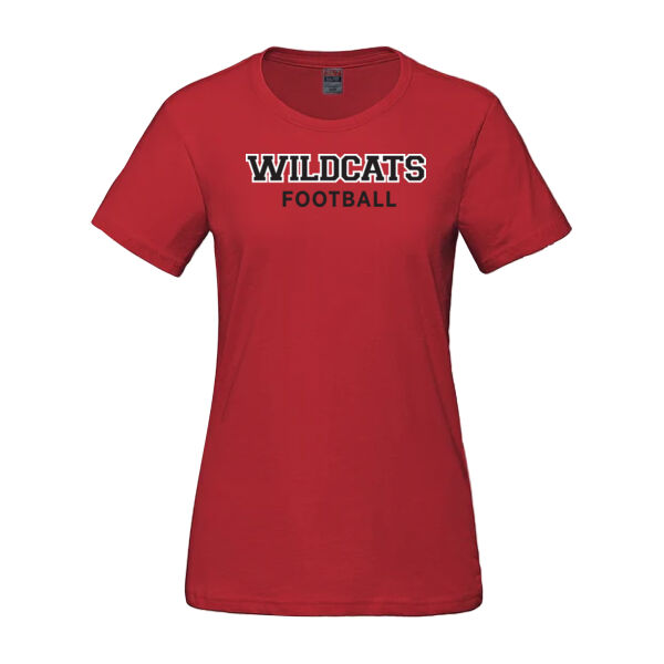 Parkour Women's Wildcats Football Printed T-Shirt Thumbnail