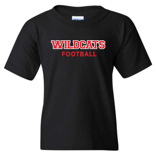 Gildan Youth Wildcats Football Printed T-Shirt Thumbnail