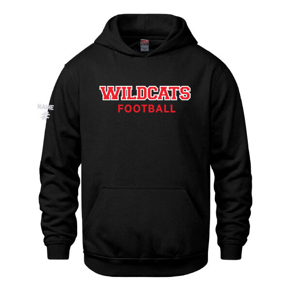 Vault Youth Wildcats Football Printed Hoodie Thumbnail