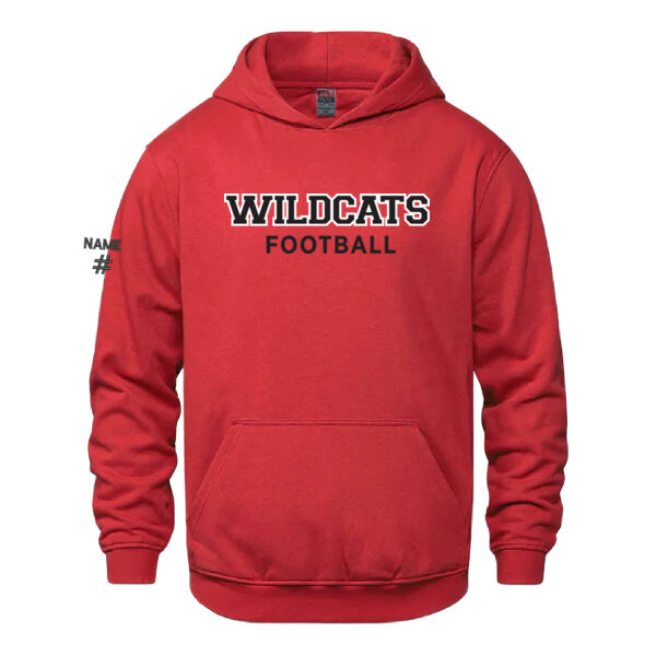 Vault Youth Wildcats Football Printed Hoodie Thumbnail