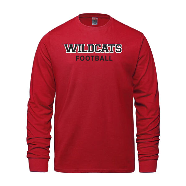 Breeze Men's Wildcats Football Printed Long Sleeve Thumbnail