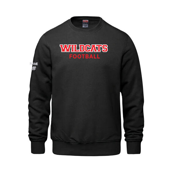 Vault Unisex Wildcats Football Printed Crewneck Thumbnail